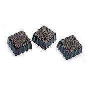 Matfer Bourgeat Chocolate Sheet Flowers Square