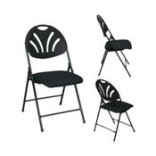 Office Star DLX. Plastic Folding Fan Back Chair