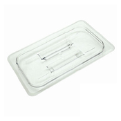 Thunder Group 1/3-Size Solid Polycarbonate Food Pan Lid