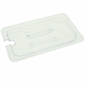 Thunder Group 1/3-Size Slotted Polycarbonate Food Pan Lid