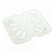 Thunder Group 1/4-Size Polycarbonate Food Pan Drain Shelf