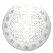 Party Essentials 16" Diamond Cut Round Tray