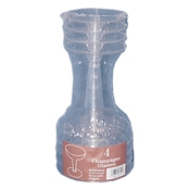 Party Essentials Clear 2-Pc Champagne Glasses, 4 ct.