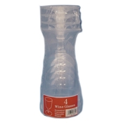 Party Essentials 2-Pc Clear Wine Glasses, 4 ct.