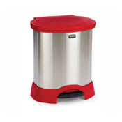 Rubbermaid Step-On 30 Gallon Stainless Steel Container