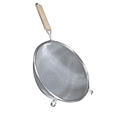 Economy Stainless Steel Medium Double Mesh 10" Strainer