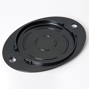Service Ideas Large Black Plate Holder