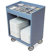 Cambro Tray and Silverware Cart