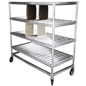 New Age Industrial 63"W x 28"D x 62"H, 120 Insulated Tray Drying Rack
