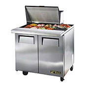 True TSSU-36-12M-B Mega-Top Sandwich/Salad Prep Table