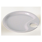 Thunder Group Black Pearl Melamine 10-1/2" Party Plate