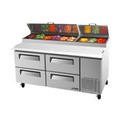 Turbo Air TPR-67SD-D4 4 Drawer Pizza Preparation Table