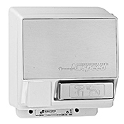 World Dryer Chrome Airspeed Push Button Hand Dryer