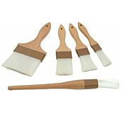 Economy Flat 1" Nylon Pastry Brush