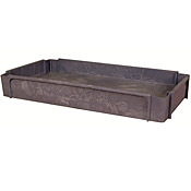 Wesco 270496 3rd Tray Economy Plastic Service Cart