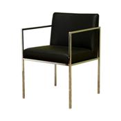 Wholesale Interiors ALC-1118-BK Atalo Black Leather Chair