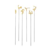 Paderno World Cuisine 11 7/8" Decorative Skewers Set