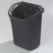 Carlisle CC11TH03 Black Trash Bin