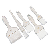 Carlisle 1-1/2" White Flat Pastry Brush