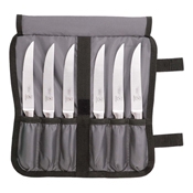 Mercer Cutlery 7-Piece Forged Serrated Steak Knife Set