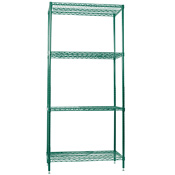 Economy 18" x 48" Green Wire Shelf