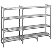Cambro Camshelving 18"W x 54"L x 72"H 5-Shelf Vented Add-On Unit