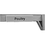 Cambro CSID Camshelving White/Clear ID Tags