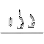 Cambro Camshelving 4"H Double Level Traverse Fence Fits 72" Traverse