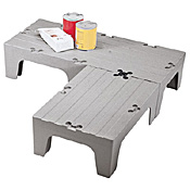Cambro S-Series 48"W Solid Dunnage Rack