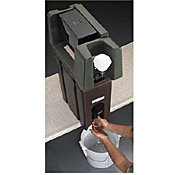 Cambro White Handwash Pail w/Bail