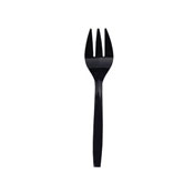 Party Essentials 9" Black Serving Fork