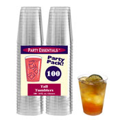 Party Essentials Clear 10 oz Tumblers, 100 ct.