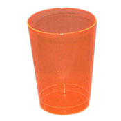 Party Essentials Neon Orange 10 oz Tumblers, 25 ct.