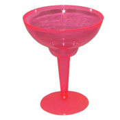 Party Essentials Neon Pink 2-Pc Margarita Glasses