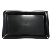 Party Essentials Black 12" x 18" Heavy Duty Tray