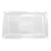 Party Essentials Clear 12" x 18" Heavy Duty Tray