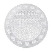 Party Essentials 13" Crystal Clear Diamond Cut Round Tray