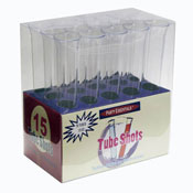 Party Essentials Clear 1.5 oz Tube Shots Box