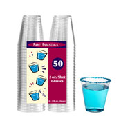 Party Essentials Clear 2 oz Shot Glasses, 50 ct.