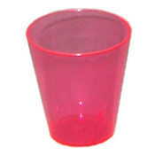 Party Essentials Neon Pink 2 oz Shot Glasses, 50 ct.