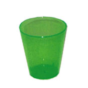 Party Essentials Neon Green 2 oz Shot Glasses, 50 ct.