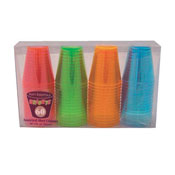 Party Essentials Assorted Neon 2 oz Shot Glasses, 60 ct.