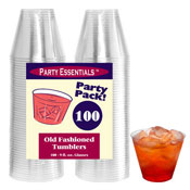 Party Essentials Clear 9 oz Tumblers, 100 ct.