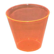 Party Essentials Neon Orange 9 oz Tumblers, 25 ct.