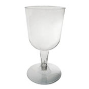 Party Essentials 2-Pc Clear Wine Glasses, 20 ct.