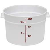 Cambro Poly 12 qt. Round Food Storage Containers