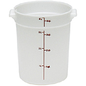 Cambro Poly 4 qt. Round Food Storage Containers
