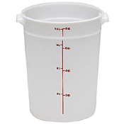 Cambro Poly 8 qt. Round Food Storage Containers