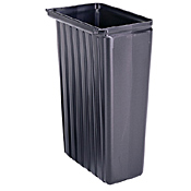 Cambro 11 Gal. Black Trash Container