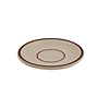 Challenger Brown Speckled 6" Saucers